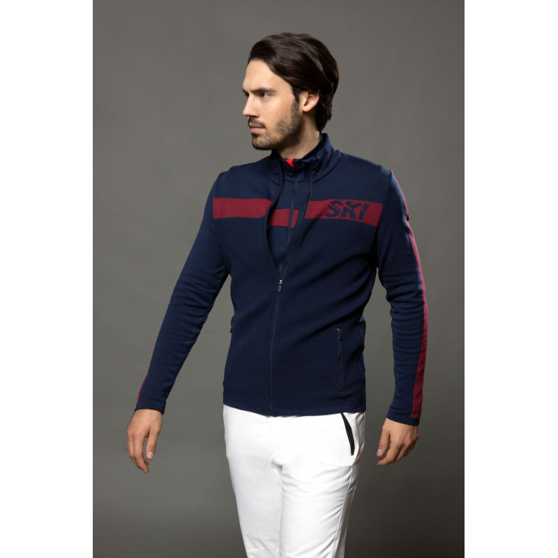 Pánská mikina Newland JASPER N3 3744  - tmavě modrá