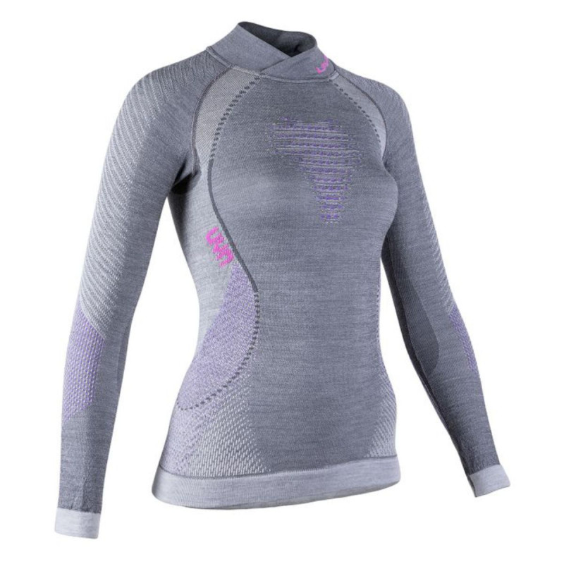 Dámske funkčné tričko UYN FUSYON UW LG SL TURTLE  - šedá