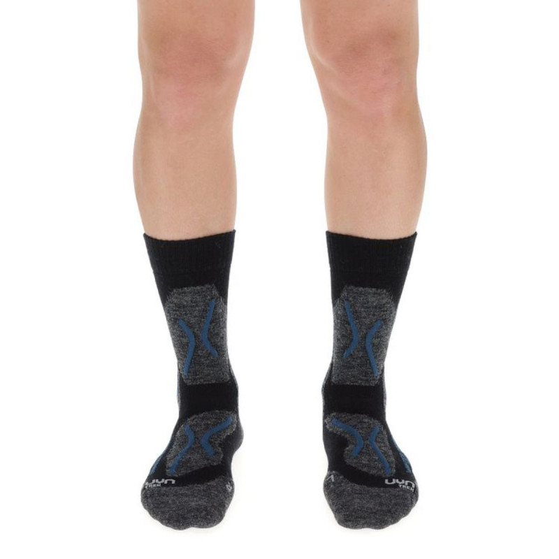 Pánske turistické ponožky UYN TREKKING WINTER MERINO  - šedá