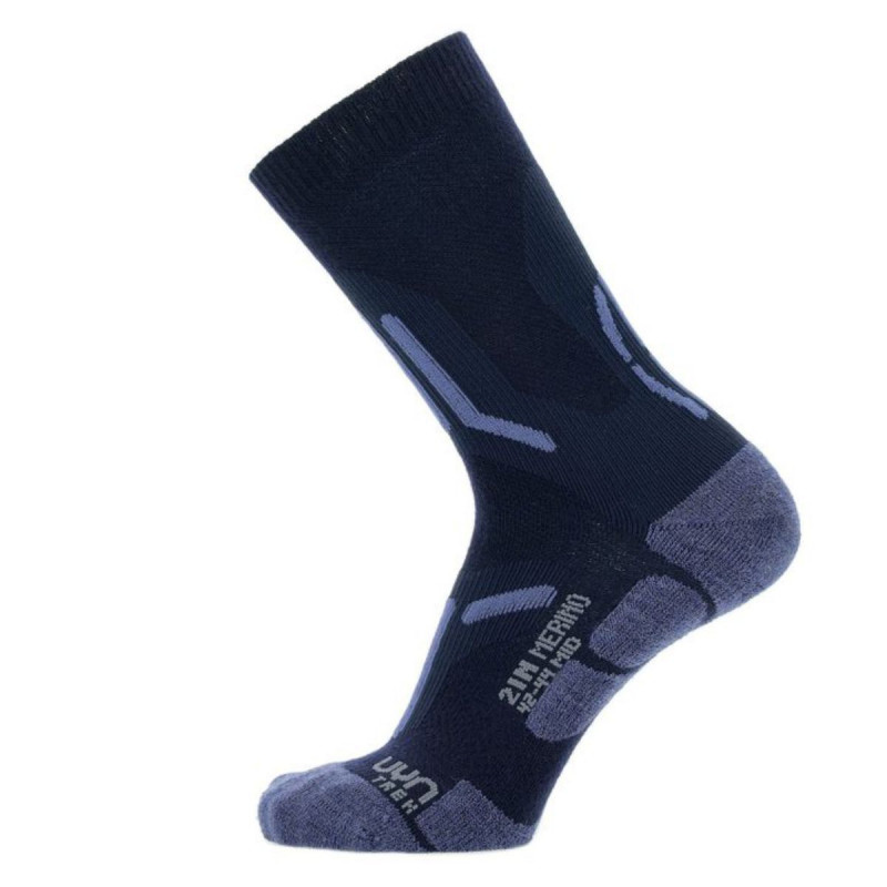Pánske turistické ponožky UYN TREKKING 2IN MERINO MID  - tmavo modrá