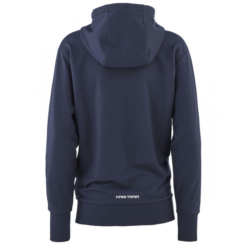 Dámska mikina Kari Traa TRAA LOUNGE F/Z HOODIE  - tmavo modrá