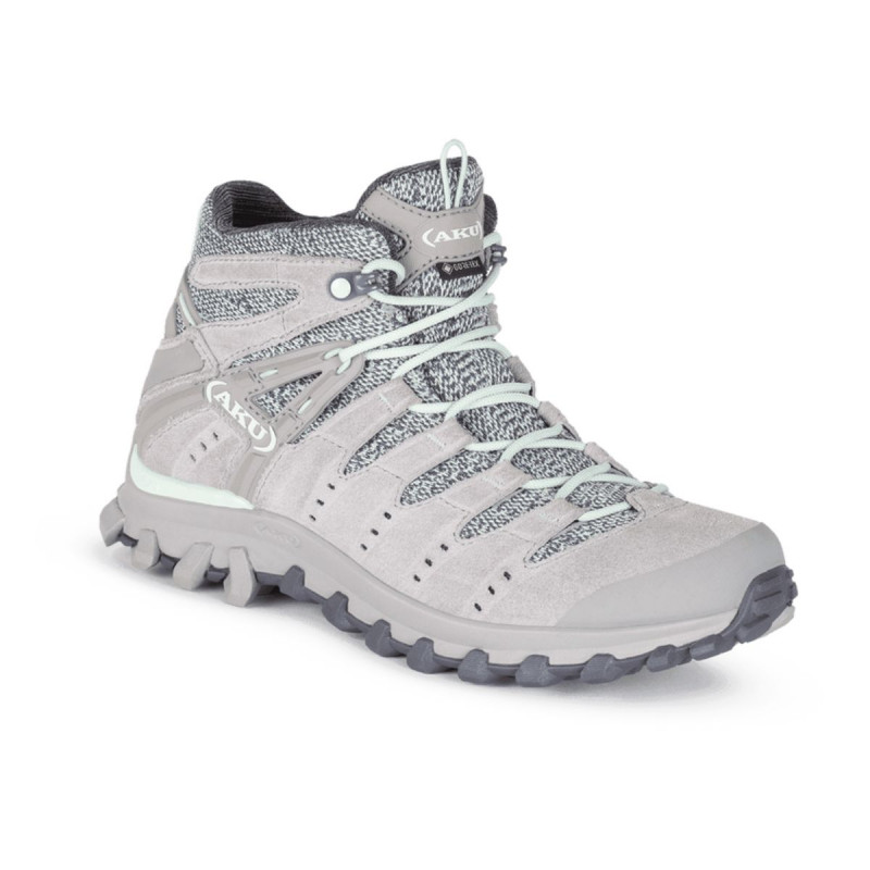 Dámské turistické kotníkové boty AKU ALTERRA LITE GTX MID  - světle šedá