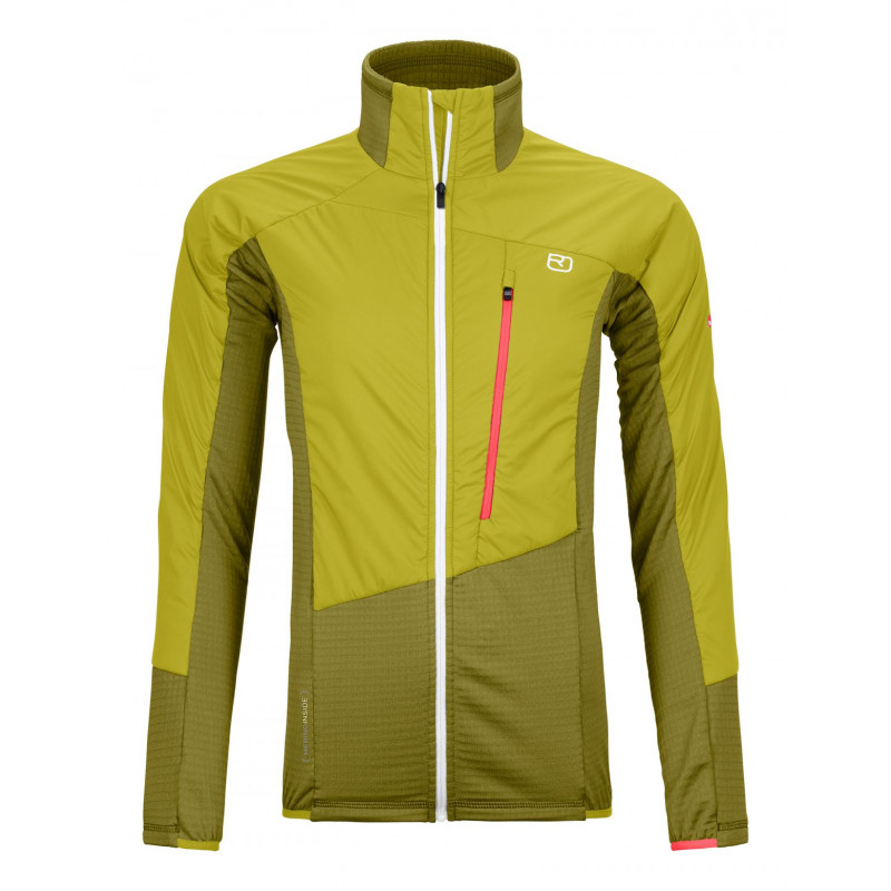 Dámska bunda Ortovox WESTALPEN SWISSWOOL HYBRID  - svetlo zelená