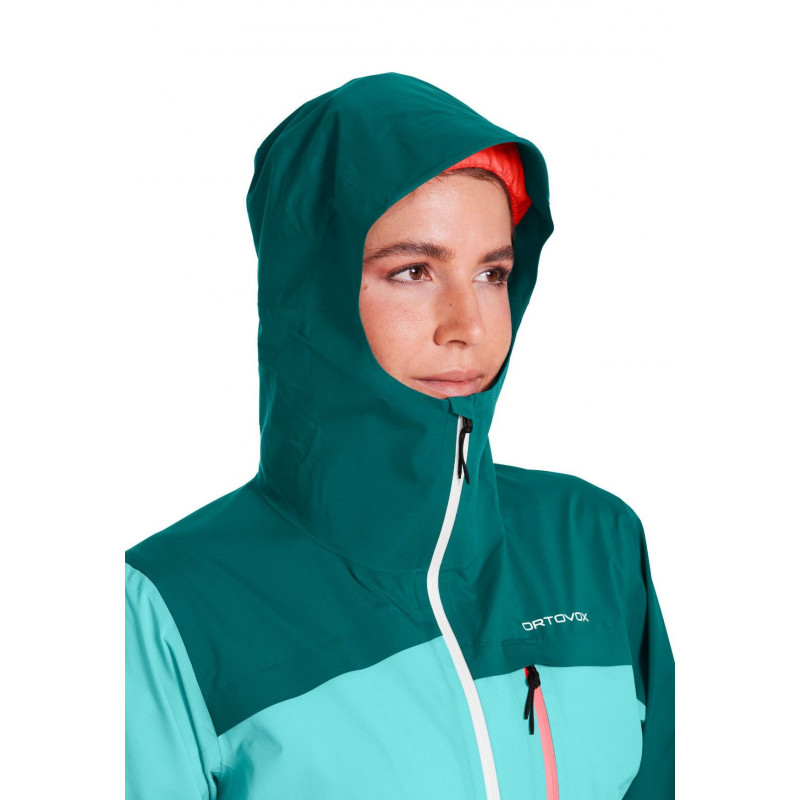 Dámska bunda Ortovox 2.5L CIVETTA JACKET  - svetlo modrá