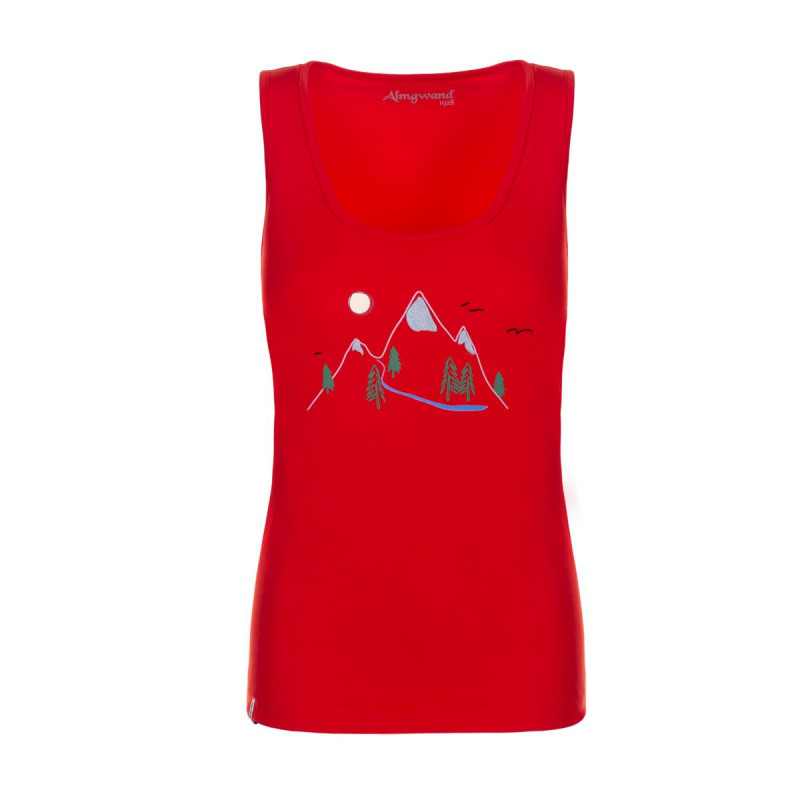 Dámske tielko Almgwand WUHRSTEINALM  - červená