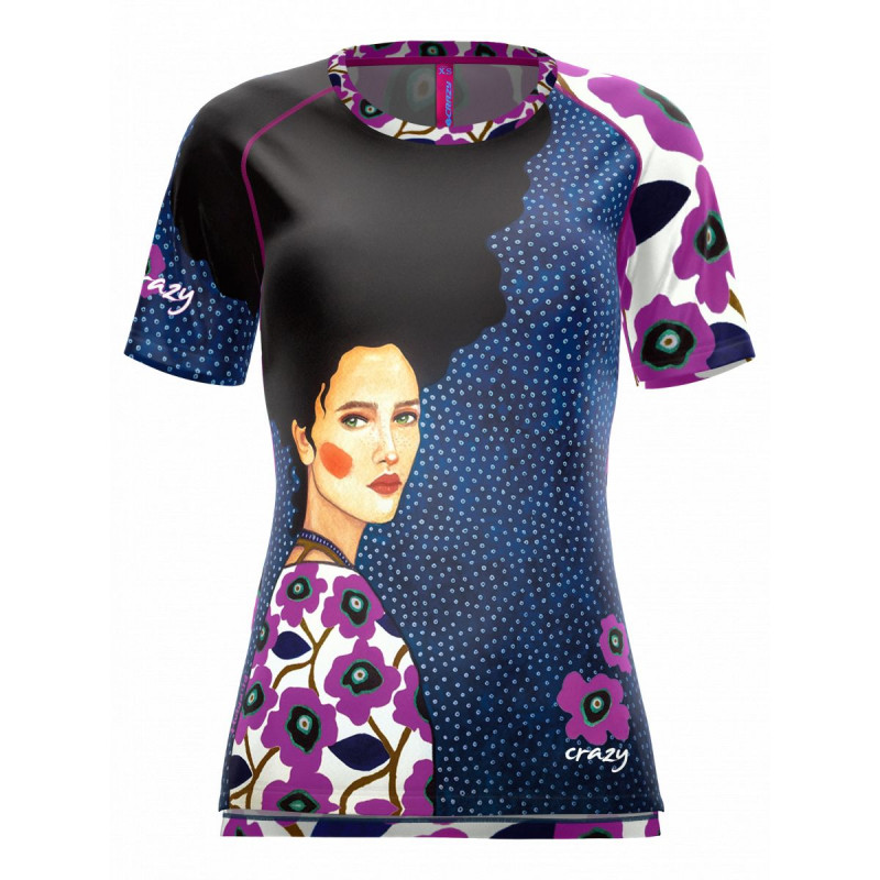 Dámske turistické funkčné tričko Crazy MOUNTAIN FLASH