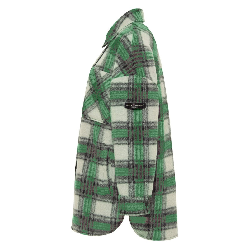 Dámský kabát Frieda & Freddies WOOL JACKET 8717  - zelená