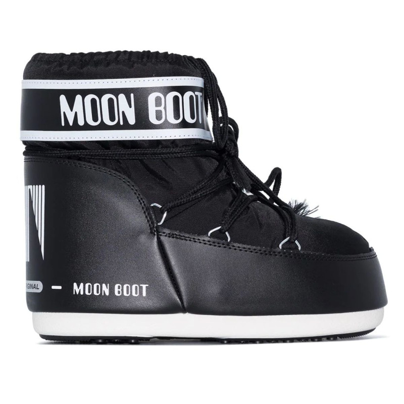 Dámske snehule Moon Boot LOW NYLON  - čierna