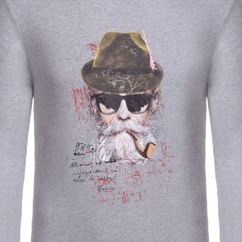 Pánske tričko Almgwand SEIDLALM  - šedá