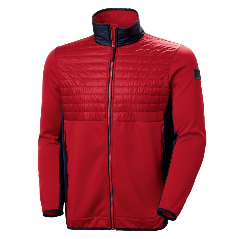 Pánska bunda Helly Hansen RWB RIGGING FLEECE  - červená