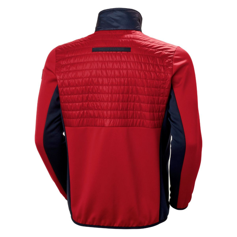 Pánska bunda Helly Hansen RWB RIGGING FLEECE  - červená