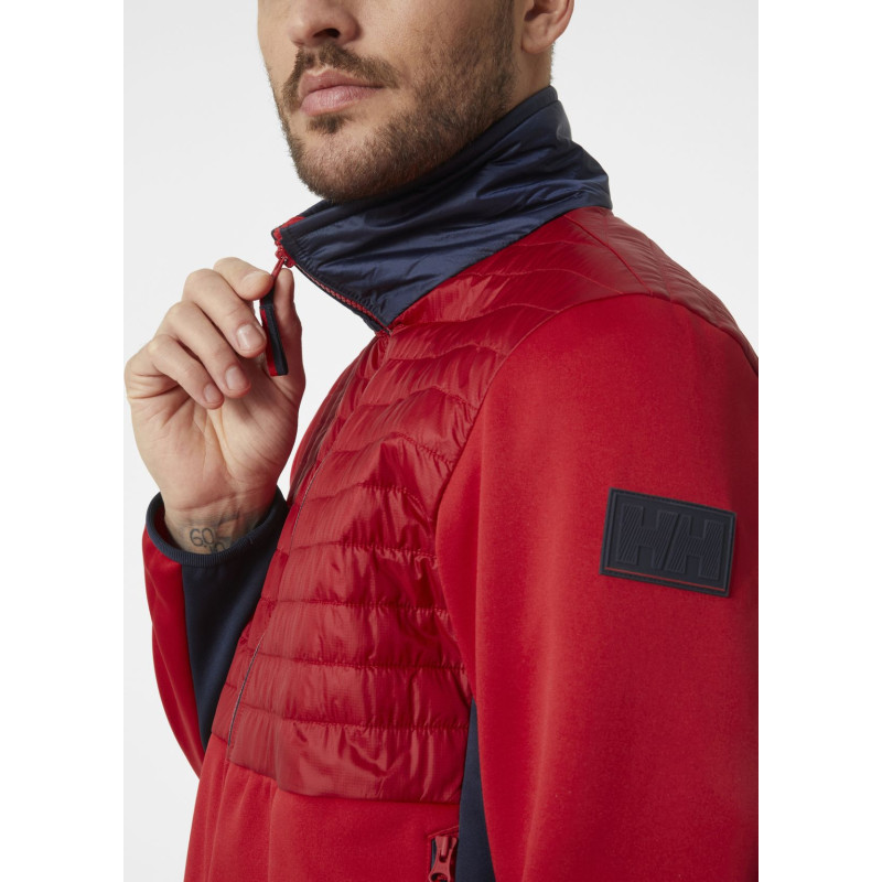 Pánska bunda Helly Hansen RWB RIGGING FLEECE  - červená