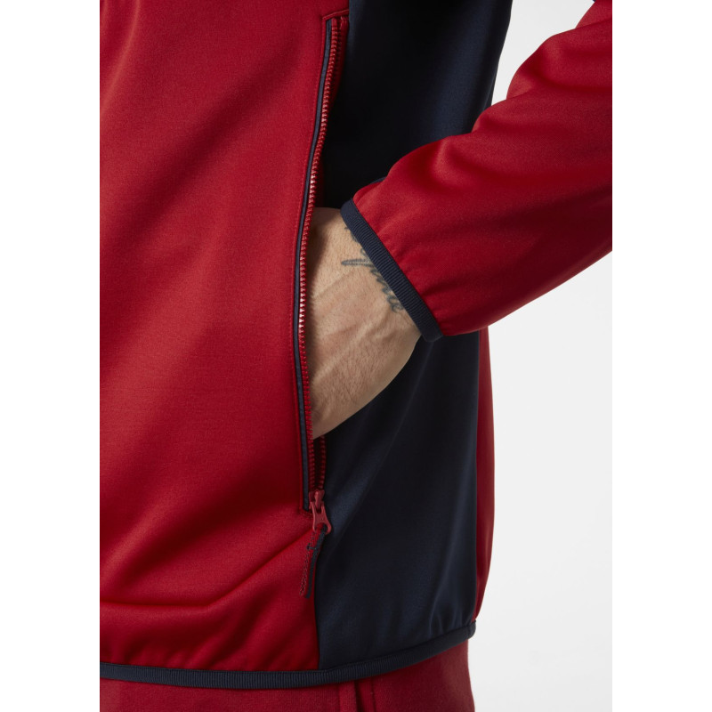 Pánska bunda Helly Hansen RWB RIGGING FLEECE  - červená