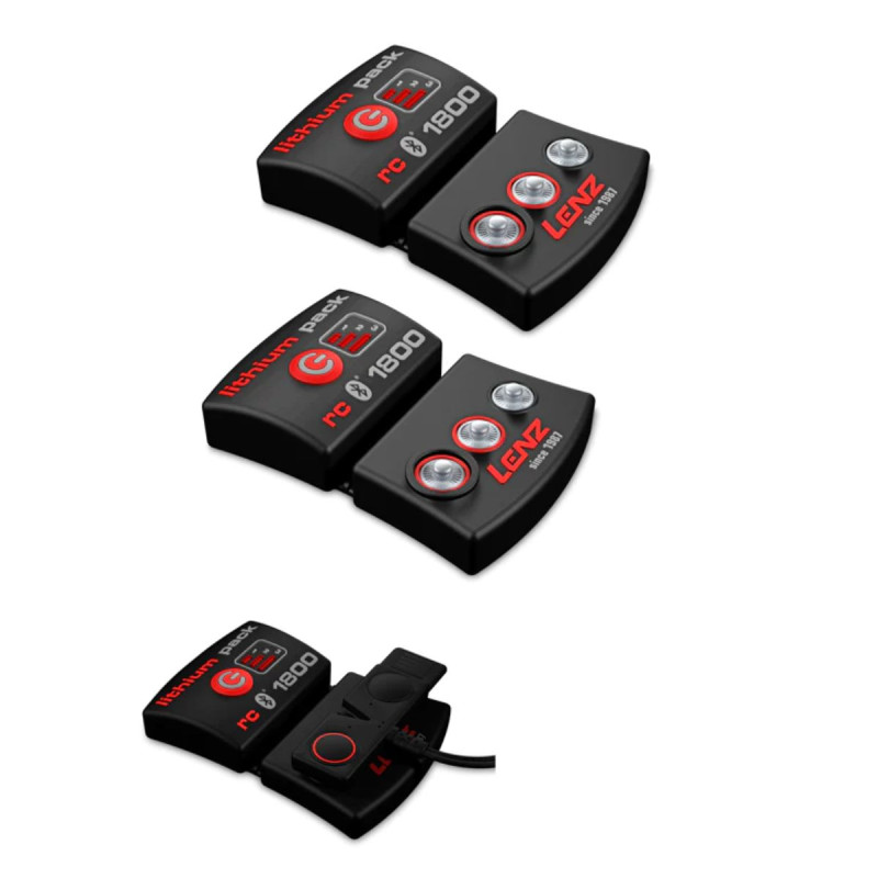 Batérie Lenz LITHIUM PACK RCB 1800 (USB)  - čierna