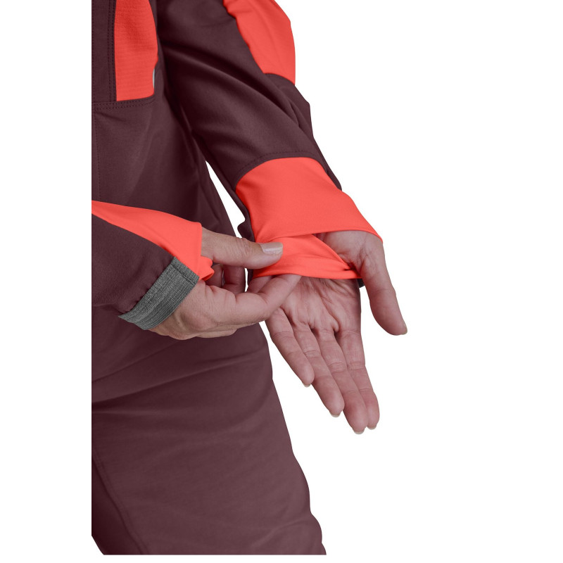 Dámska bunda Ortovox BERRINO HOODED JACKET  - tmavo zelená