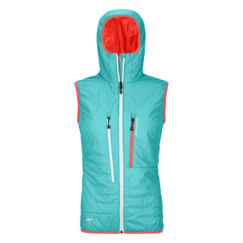 Dámska vesta Ortovox SWISSWOOL PIZ BOE VEST  - svetlo modrá