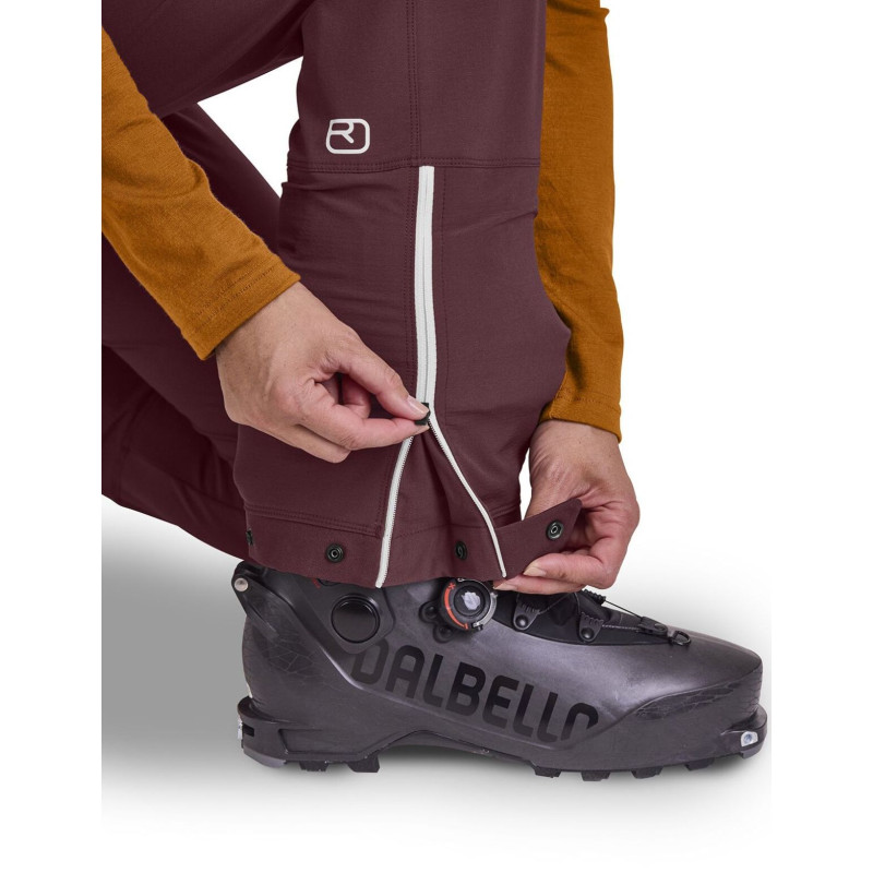 Dámske nohavice Ortovox CEVEDALE PANTS  - tmavo zelená