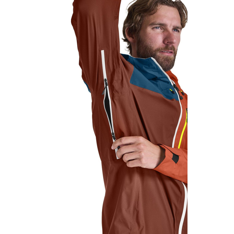 Pánska bunda Ortovox 3L ORTLER JACKET  - petrolejová