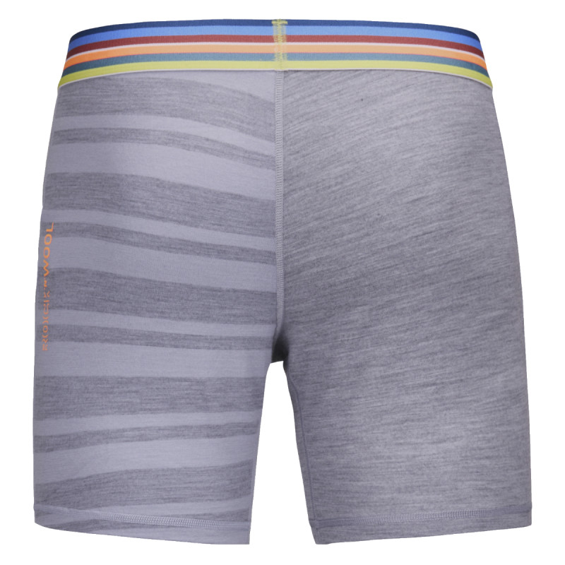 Pánske funkčné boxerky Ortovox 185 ROCK'N'WOOL BOXER  - svetlo šedá