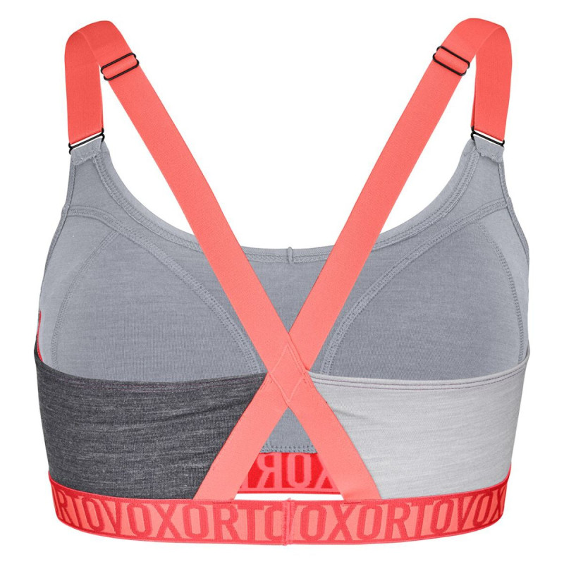 Dámska funkčná podprsenka Ortovox 150 ESSENTIAL SPORTS TOP  - svetlo šedá