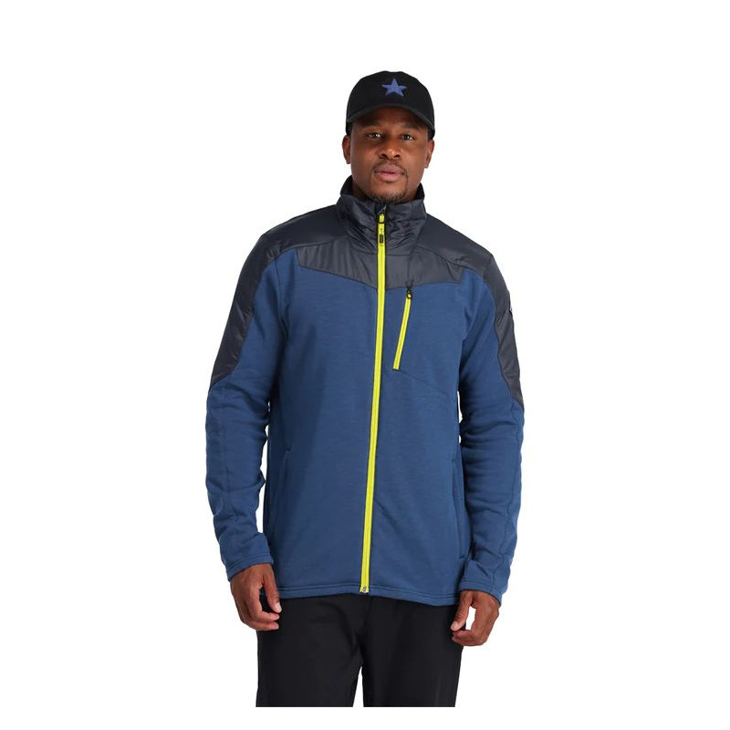 Pánska bunda Spyder LEADER GRAPHENE-HYBRID  - modrá