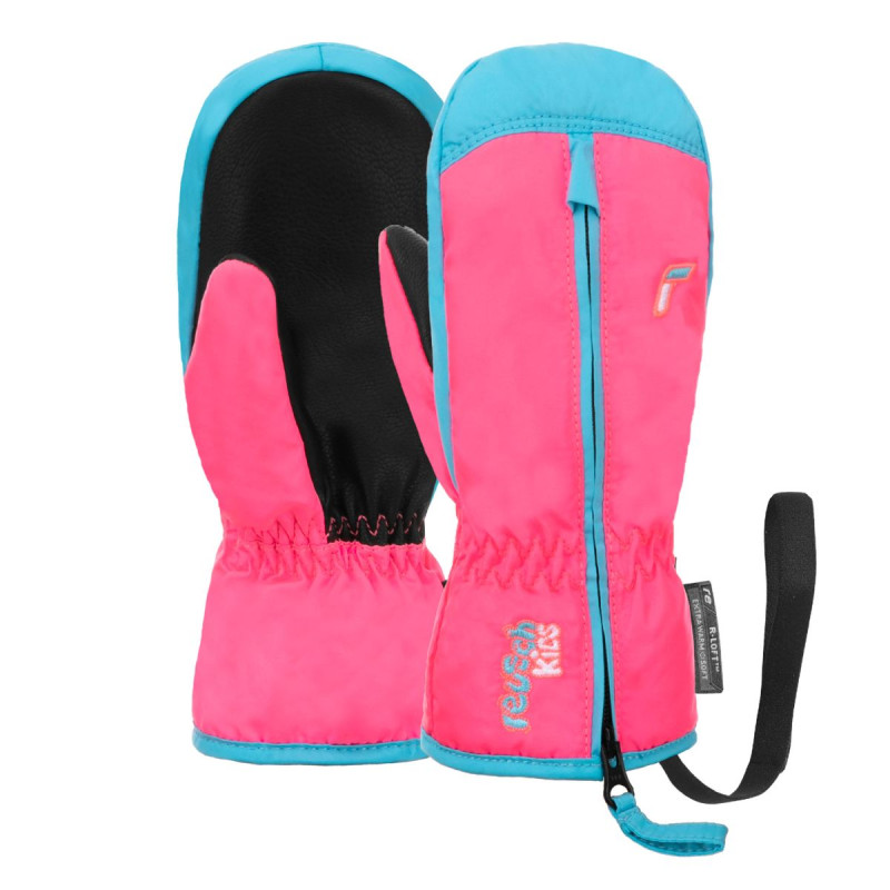 Dievčenské lyžiarské rukavice Reusch BEN MITTEN  - ružová