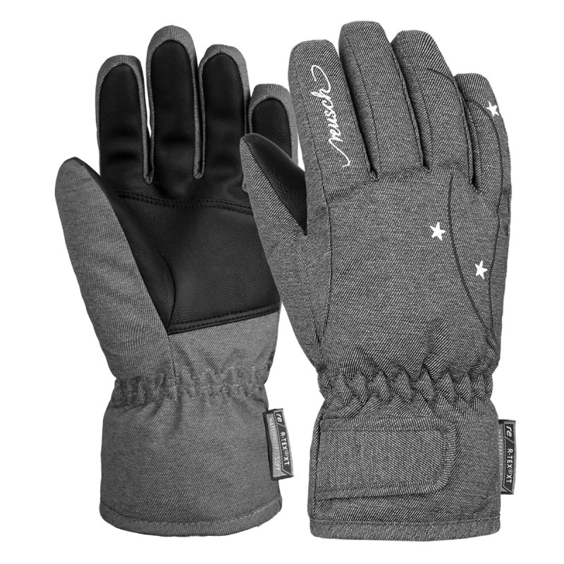 Dievčenské lyžiarské rukavice Reusch ALICE R-TEX® XT  - šedá