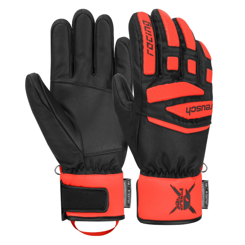Dětské lyžařské rukavice Reusch WORLDCUP WARRIOR PRIME R-TEX® XT  - oranžová
