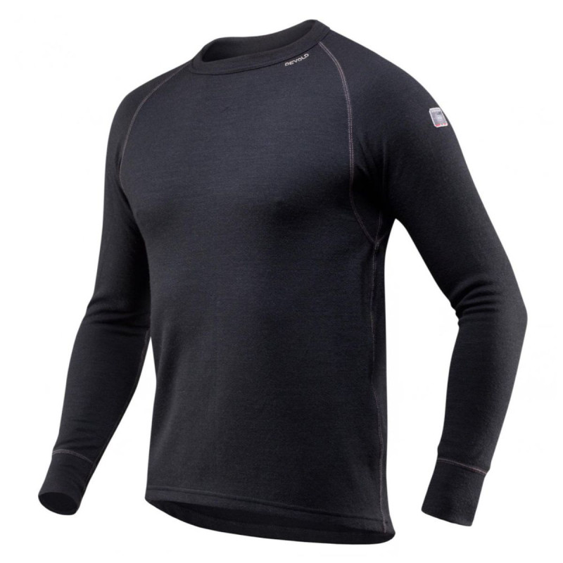 Pánské funkční tričko Devold EXPEDITION MERINO 235  - černá