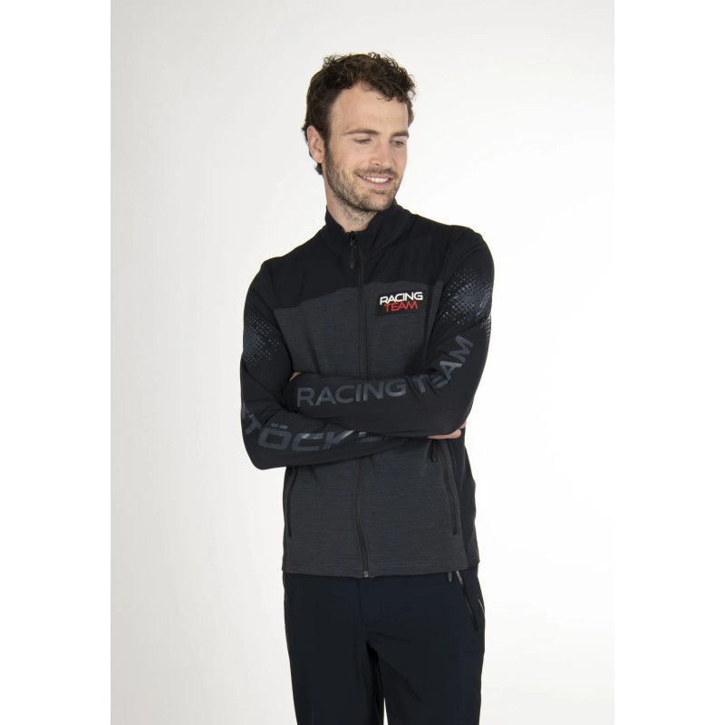 Pánska lyžiarská mikina Stöckli TECHNOSTRETCH WRT  - tmavo šedá