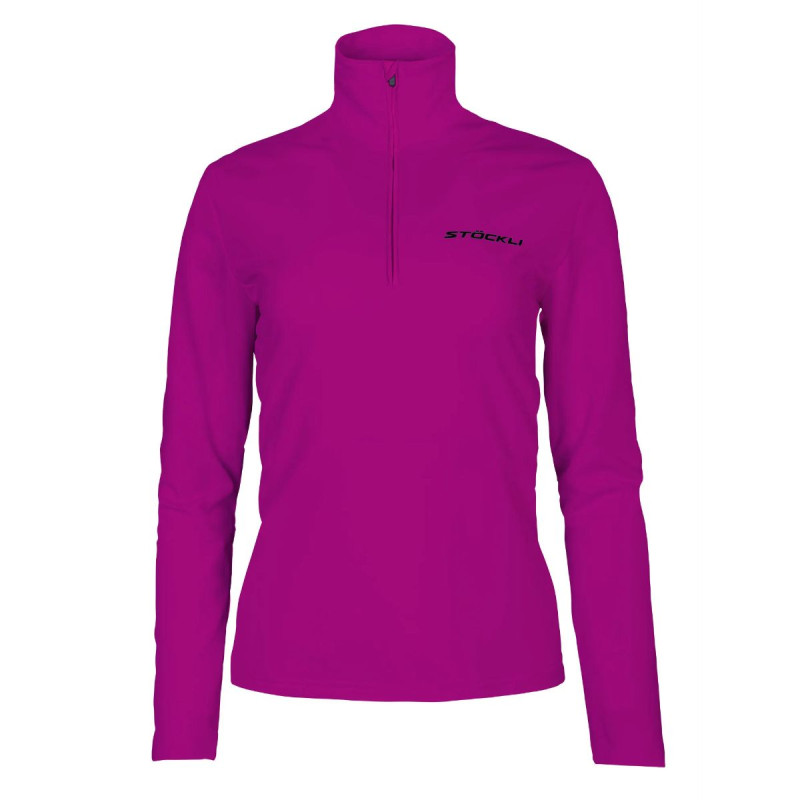 Dámská lyžařská mikina Stöckli FUNCTIONAL SHIRT  - tmavě růžová