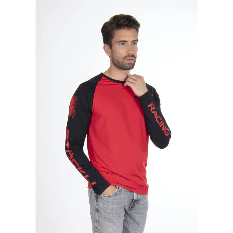 Pánske tričko Stöckli LONGSLEEVE WRT  - červená