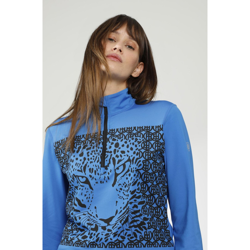 Dámska lyžiarská mikina Poivre Blanc W22-1940-WO/L  - modrá