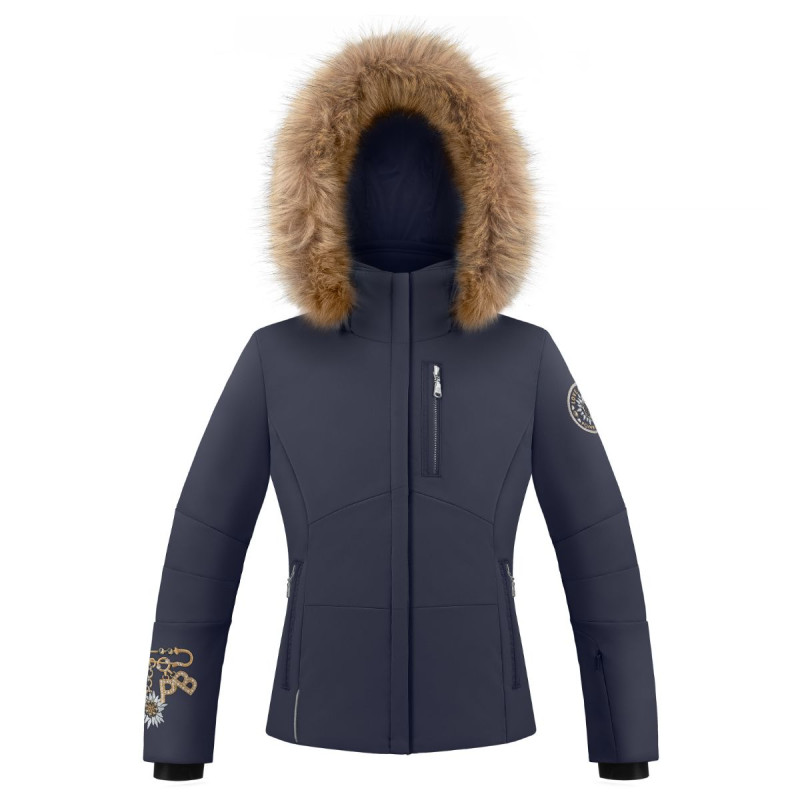 Dívčí bunda Poivre Blanc W22-0802-JRGL/F STRETCH SKI  - tmavě modrá
