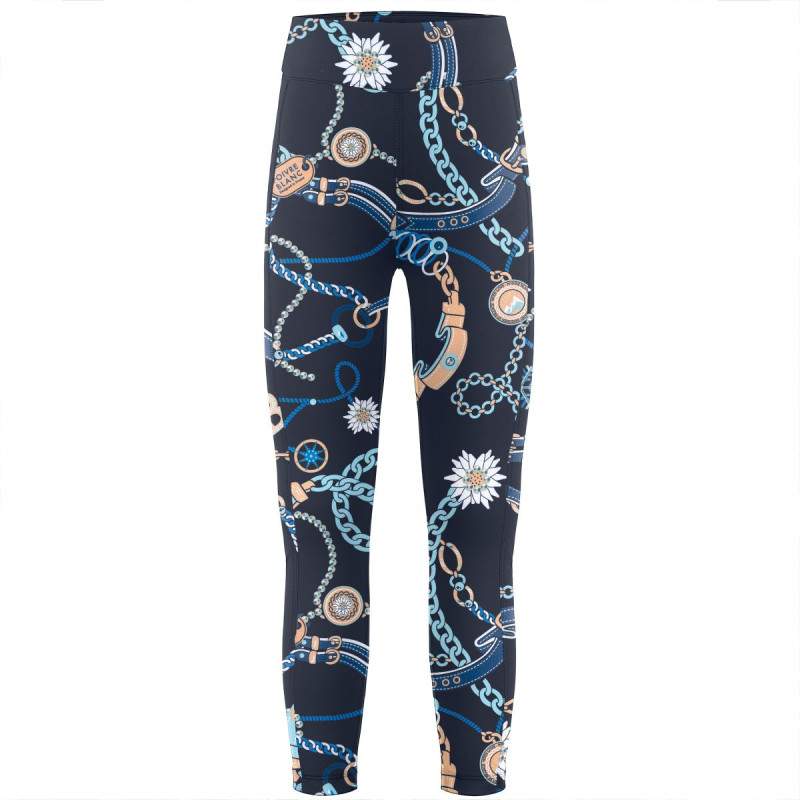 Dievčenské legíny Poivre Blanc W22-1920-JRUX/J BASE LAYER  - tmavo modrá