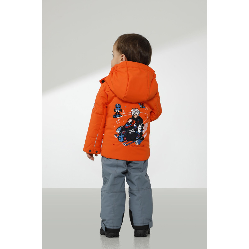 Chlapčenská lyžiarská bunda Poivre Blanc W22-0900-BBBY/A SKI  - oranžová