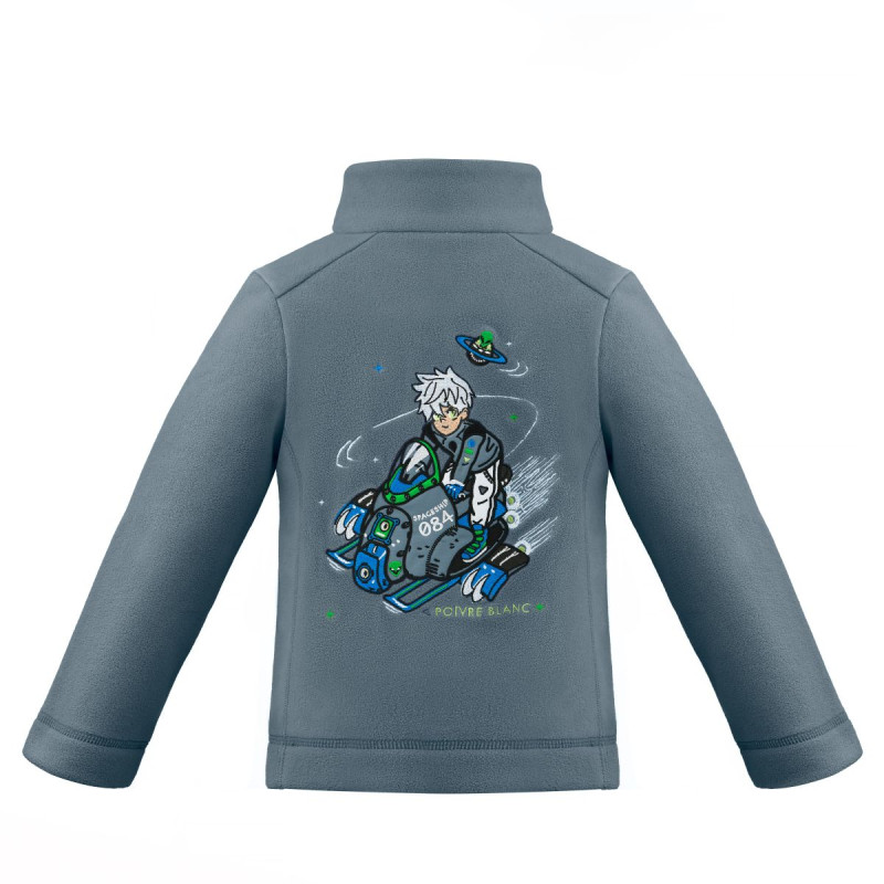 Chlapčenská mikina Poivre Blanc W22-1510-BBBY/A MICRO FLEECE  - šedá