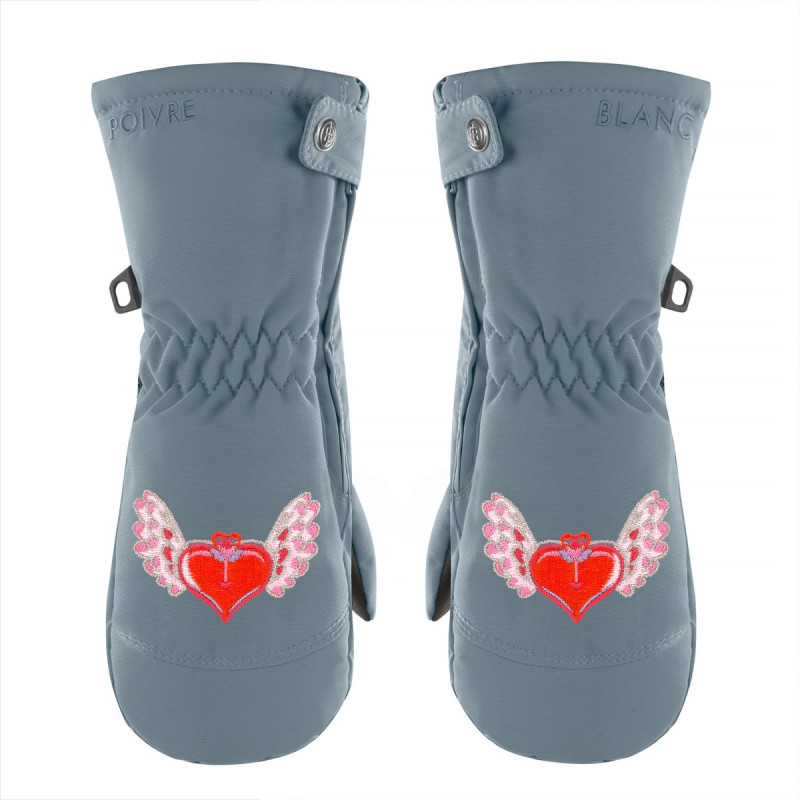 Dievčenské lyžiarské rukavice Poivre Blanc W22-1073-BBGL SKI  - šedá