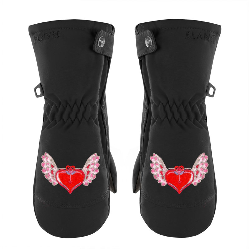 Dívčí lyžařské rukavice Poivre Blanc W22-1073-BBGL SKI  - černá