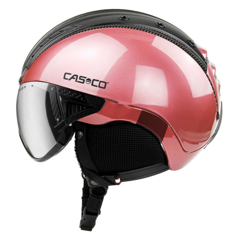Lyžiarská prilba Casco SP-2 CARBONIC VISOR  - ružová