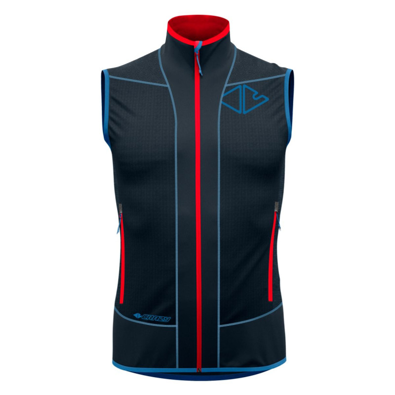 Pánska vesta Crazy AVENGER  - tmavo modrá