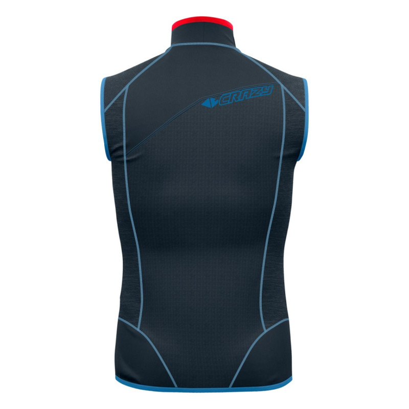 Pánska vesta Crazy AVENGER  - tmavo modrá