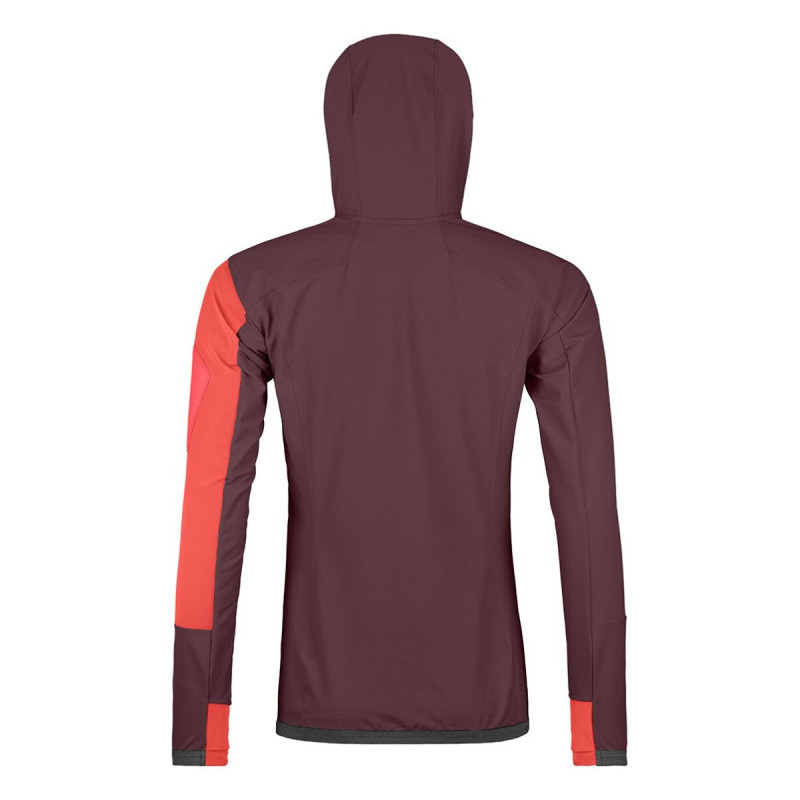 Dámská bunda Ortovox BERRINO HOODED JACKET  - vínová
