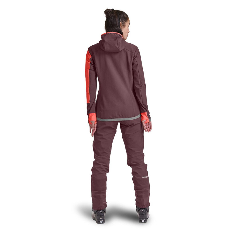 Dámská bunda Ortovox BERRINO HOODED JACKET  - vínová