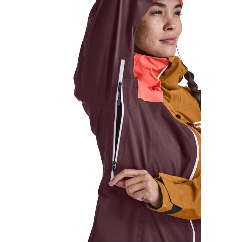 Dámska bunda Ortovox 3L ORTLER JACKET  - tmavo zelená