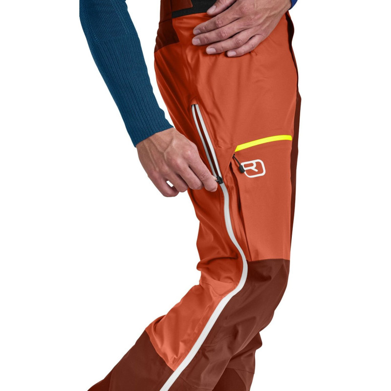 Pánské kalhoty Ortovox 3L ORTLER PANTS  - petrolejová