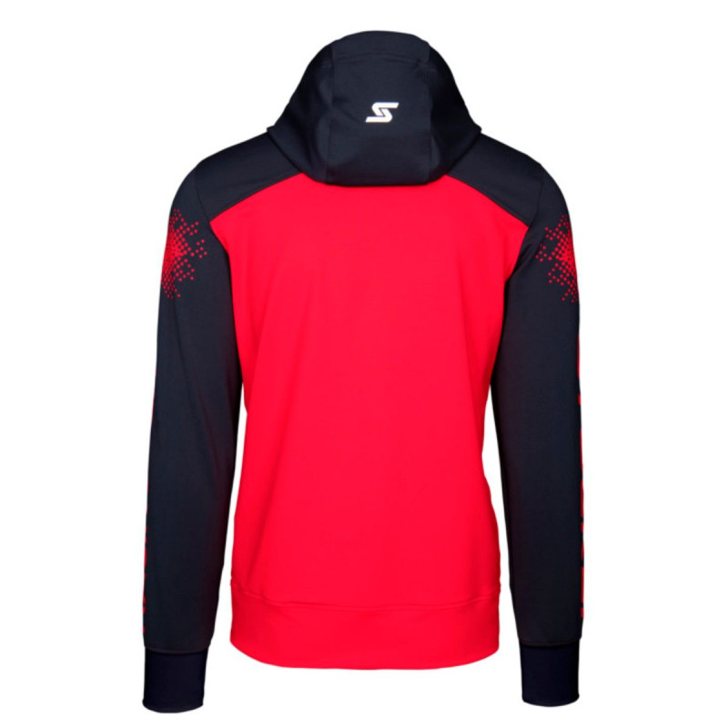 Pánska mikina Stöckli HOODY JACKET FULLZIP  - červená