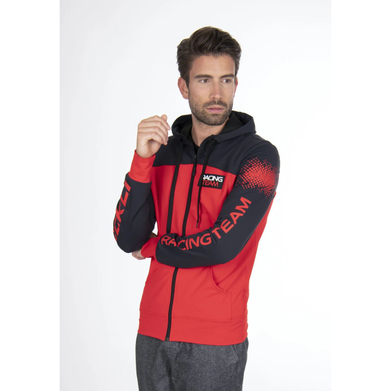 Pánska mikina Stöckli HOODY JACKET FULLZIP  - červená