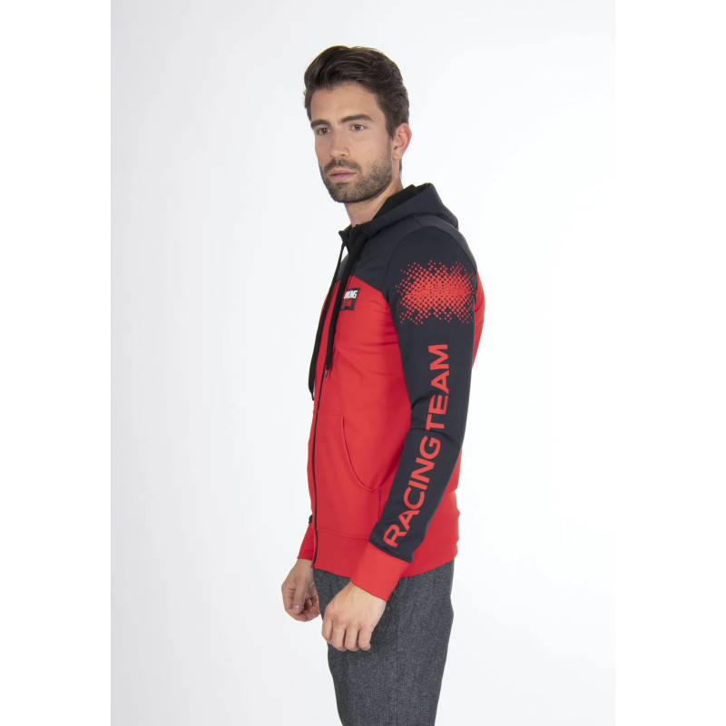 Pánska mikina Stöckli HOODY JACKET FULLZIP  - červená