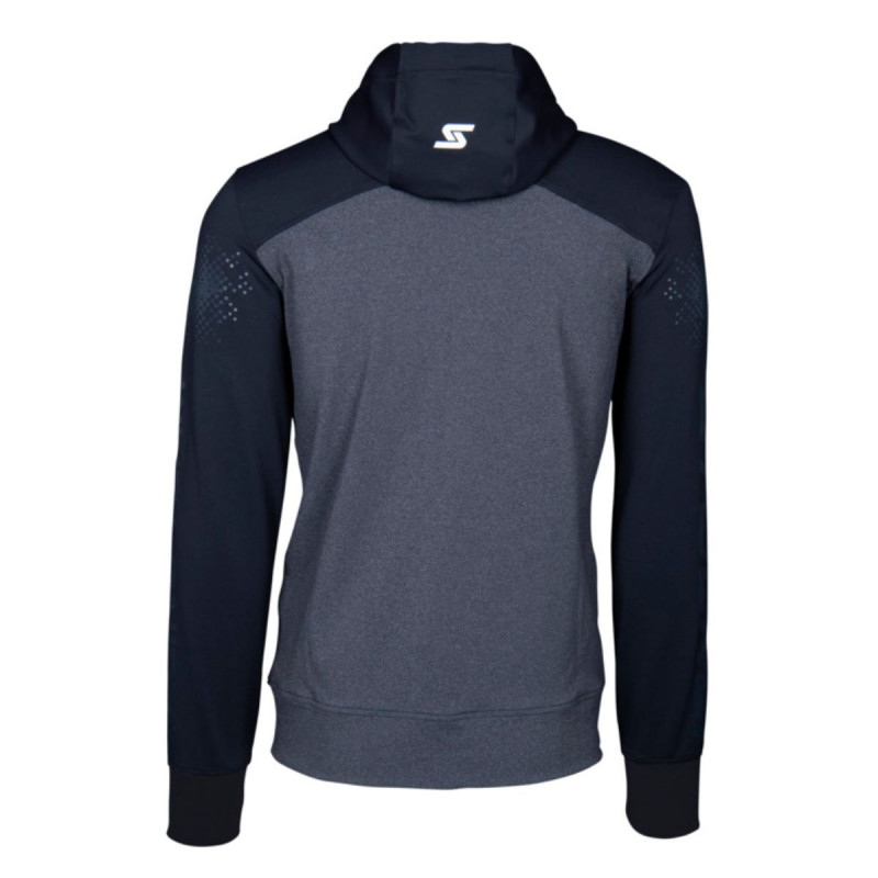 Pánska mikina Stöckli HOODY JACKET FULLZIP  - tmavo šedá